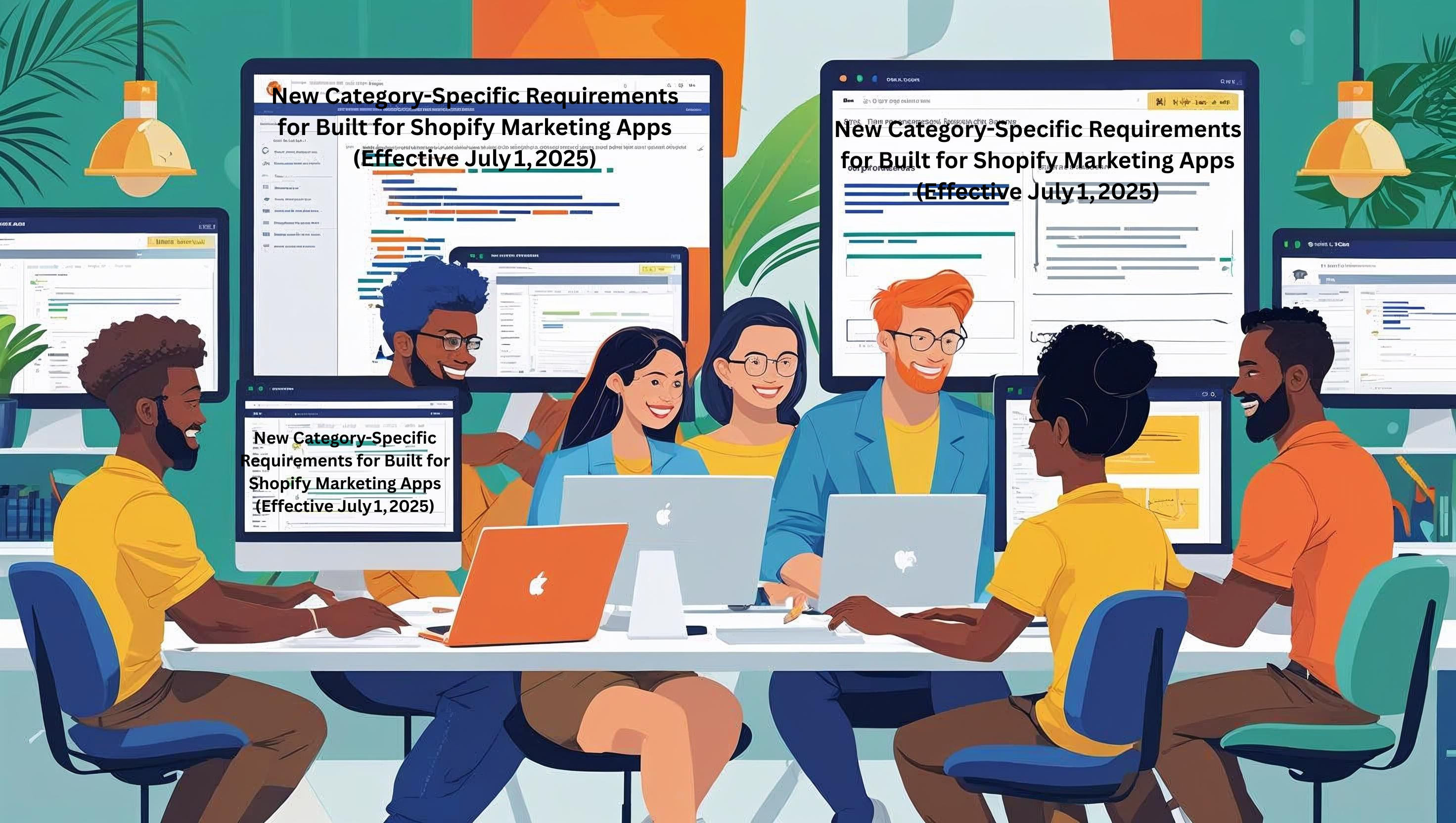 New Category-Specific Requirements for Built for Shopify Marketing Apps (Effective July 1, 2025)